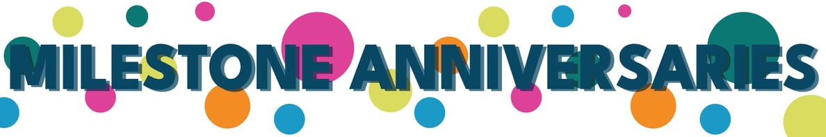 milestone anniverasries